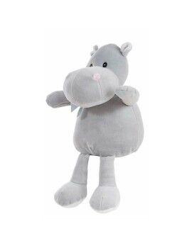 Peluche Cinzento Suave Hipopótamo 30 cm