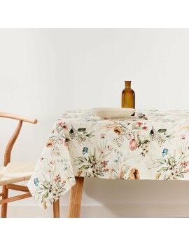 Toalha de Mesa Belum 0120-351 Branco 100 x 155 cm Bloemen