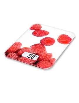 Balança de Cozinha Beurer KS 19 berry 5 Kg Branco Vermelho 5 kg