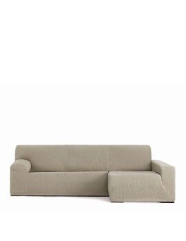 Capa para chaise longue de braço comprido direito Eysa TROYA Marrom Glacé Marrom claro 170 x 110...