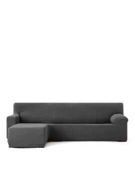 Funda para chaise longue de brazo corto izquierdo Eysa JAZ Gris oscuro 120 x 120 x 360 cm