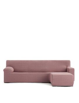 Funda para chaise longue de brazo corto derecho Eysa JAZ Rosa 120 x 120 x 360 cm