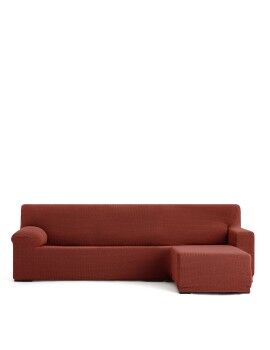 Funda para chaise longue de brazo corto derecho Eysa JAZ Rojo Oscuro 120 x 120 x 360 cm