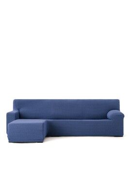 Capa para chaise longue de braço curto esquerdo Eysa JAZ Azul 120 x 120 x 360 cm