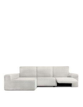 Funda para chaise longue de brazo largo izquierdo Eysa JAZ Blanco 180 x 120 x 360 cm