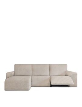 Funda para chaise longue de brazo corto izquierdo Eysa JAZ Beige 120 x 120 x 360 cm