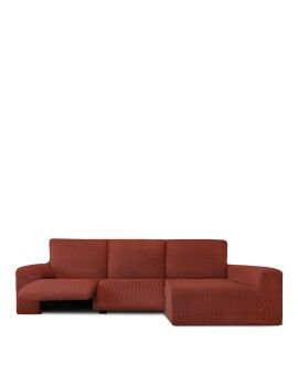 Capa para chaise longue de braço comprido direito Eysa JAZ Vermelho Escuro 180 x 120 x 360 cm