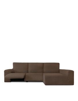 Capa para chaise longue de braço comprido direito Eysa JAZ Castanho 180 x 120 x 360 cm