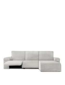 Capa para chaise longue de braço curto direito Eysa JAZ Branco 120 x 120 x 360 cm