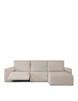 Funda para chaise longue de brazo corto derecho Eysa JAZ Beige 120 x 120 x 360 cm