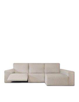 Funda para chaise longue de brazo largo derecho Eysa JAZ Beige 180 x 120 x 360 cm