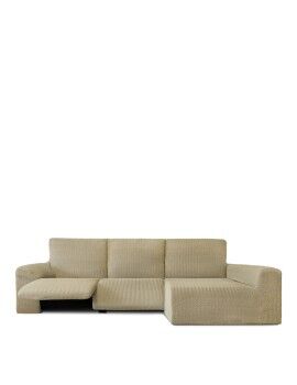 Funda para chaise longue de brazo largo derecho Eysa JAZ Beige 180 x 120 x 360 cm