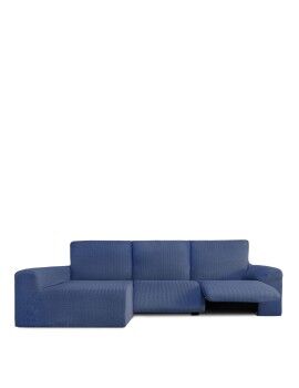 Funda para chaise longue de brazo largo izquierdo Eysa JAZ Azul 180 x 120 x 360 cm