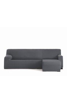 Capa para chaise longue de braço curto direito Eysa BRONX Cinzento escuro 110 x 110 x 310 cm