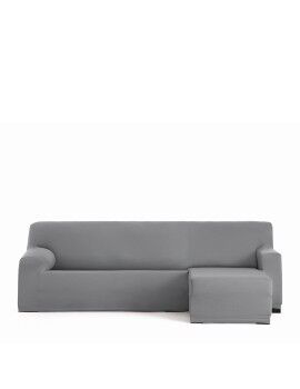 Funda para chaise longue de brazo corto derecho Eysa BRONX Gris 110 x 110 x 310 cm