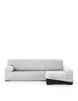 Funda para chaise longue de brazo largo derecho Eysa ULISES Gris Perla 170 x 110 x 310 cm