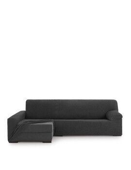 Funda para chaise longue de brazo largo izquierdo Eysa THOR Antracita Gris oscuro 170 x 110 x 310 cm