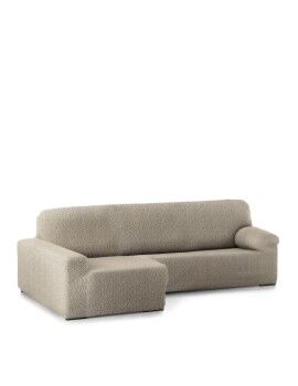 Funda para chaise longue de brazo corto izquierdo Eysa ROC Marrón Glacé Marrón claro 180 x 120 x...