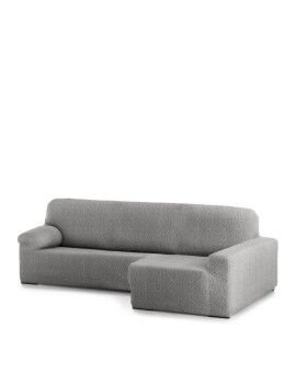 Funda para chaise longue de brazo corto derecho Eysa ROC Gris claro 180 x 120 x 360 cm