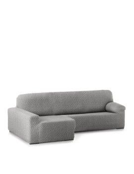 Funda para chaise longue de brazo corto izquierdo Eysa ROC Gris claro 180 x 120 x 360 cm