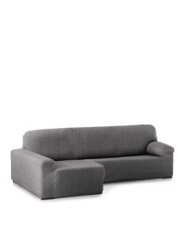 Funda para chaise longue de brazo corto izquierdo Eysa ROC Gris oscuro 180 x 120 x 360 cm