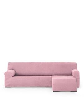 Funda para chaise longue de brazo corto derecho Eysa ULISES Rosa Rosa claro 110 x 110 x 310 cm