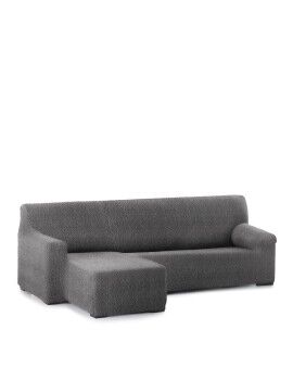 Funda para chaise longue de brazo corto izquierdo Eysa ROC Gris oscuro 120 x 120 x 360 cm