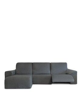 Funda para chaise longue de brazo corto izquierdo Eysa ROC Gris oscuro 120 x 120 x 360 cm