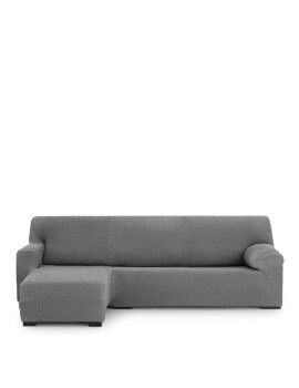 Capa para chaise longue de braço curto esquerdo Eysa THOR Cinzento escuro 110 x 110 x 310 cm