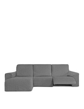 Funda para chaise longue de brazo corto izquierdo Eysa ROC Gris claro 120 x 120 x 360 cm