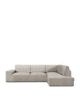 Capa para chaise longue de braço comprido direito Eysa ROC Branco 110 x 120 x 500 cm