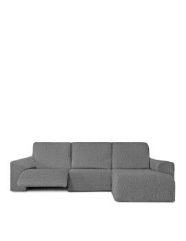 Funda para chaise longue de brazo corto derecho Eysa ROC Gris claro 120 x 120 x 360 cm