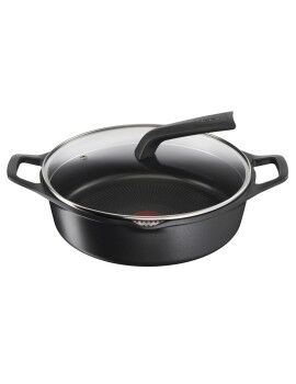 Caçarola com Tampa Tefal E2497244 Preto Ø 28 cm