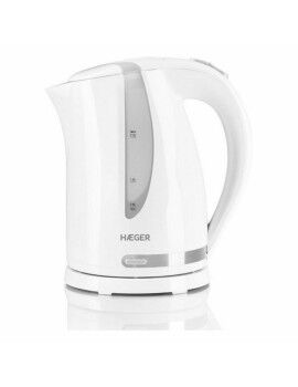 Hervidor Haeger EK-22W.022A Acero Inoxidable Blanco 2200 W 1,7 L