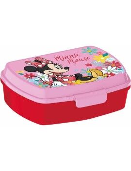 Sanduicheira Minnie Mouse Spring Look Infantil Retangular Polipropileno 17 x 14 x 5,6 cm