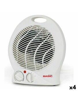 Aquecedor Basic Home Branco 2000 W (4 Unidades)