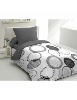 Funda Nórdica HOME LINGE PASSION Audace Gris claro 140 x 200 cm