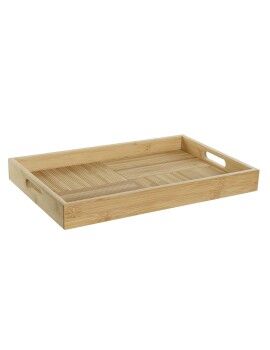 Bandeja DKD Home Decor Natural Bambú 43 x 27 x 4,5 cm