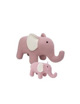 Peluche Crochetts AMIGURUMIS PACK Blanco Elefante 48 x 26 x 23 cm 90 x 35 x 48 cm 2 Piezas