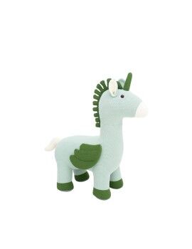 Peluche Crochetts AMIGURUMIS MAXI Verde Unicornio 98 x 88 x 33 cm