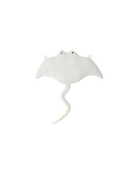 Peluche Crochetts OCÉANO Blanco Mantarraya 67 x 77 x 11 cm