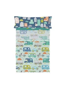 Juego de Sábanas HappyFriday Moshi Moshi Holidays  Multicolor Cama de 80/90 2 Piezas