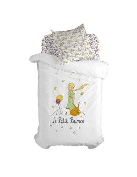 Conjunto de capa de edredom HappyFriday Le Petit Prince Ses Amis Multicolor Solteiro 2 Peças