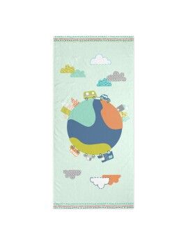 Toalha de banho HappyFriday Moshi Moshi Holidays Multicolor 70 x 150 cm