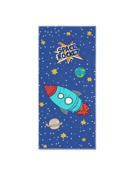 Toalha de banho HappyFriday Mr Fox Space Rocket Multicolor 70 x 150 cm