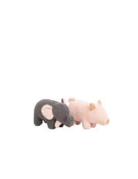 Conjunto de peluches Crochetts Elefante Porco 2 Peças