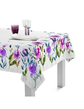 Toalha de Mesa HappyFriday Midnight iris Multicolor 150 x 150 cm