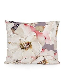 Capa de almofada HappyFriday White Peonies Multicolor 60 x 70 cm