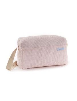 Bolsa organizadora para carrinho de bebê Mi bollito Rosa Claro 15 x 24 x 40 cm