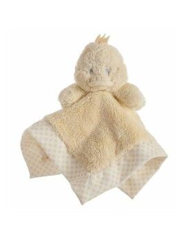 Doudou    doble capa 30 x 30 cm Lunares Amarillo